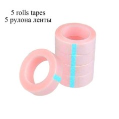 5 bucăți benzi de hârtie medicale respirabile extensie gene scame bandă albă ochi gene false plasture autocolant pleoape