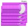 50 de perechi de plasture cu gel pentru altoire de gene sub plasturi de ochi pentru extensia de gene, hârtie autocolant, instrum