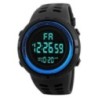 Ceas sport pentru bărbați Ceas sport militar multifuncțional, impermeabil, luminos LED, digital pentru copii, cadran mare, ceas 