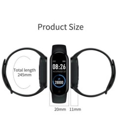 Ceas inteligent M5 Ecran color Numărarea pașii Mod sport multiplu Memento mesaj Fotografie Muzică Telecomandă Banda inteligentă