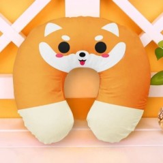 Drăguț de desene animate stil INS pernă de călătorie pentru gât în formă de U panda curcubeu nor fructe pernă gonflabilă pentru 