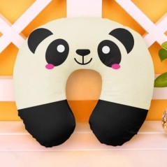 Drăguț de desene animate stil INS pernă de călătorie pentru gât în formă de U panda curcubeu nor fructe pernă gonflabilă pentru 
