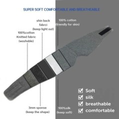 100% bumbac, mătase, mască de somn pentru ochi, acoperire pentru ochi, plasture pentru ochi, femei, bărbați, moale, portabil, pe