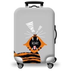 Husă pentru bagaje Protector pentru valiză din țesătură elastică Husă pentru praf pentru bagaje, potrivită pentru valiză de 18-3