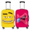 Husă de protecție pentru valiză de călătorie Funny Expression Husă de protecție pentru bagaje pentru cărucior de 18-32 inch Husă