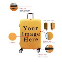Husă de protecție pentru valiză de călătorie Funny Expression Husă de protecție pentru bagaje pentru cărucior de 18-32 inch Husă