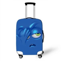 Husă de protecție pentru valiză de călătorie Funny Expression Husă de protecție pentru bagaje pentru cărucior de 18-32 inch Husă