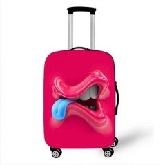 Husă de protecție pentru valiză de călătorie Funny Expression Husă de protecție pentru bagaje pentru cărucior de 18-32 inch Husă