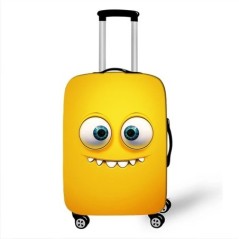 Husă de protecție pentru valiză de călătorie Funny Expression Husă de protecție pentru bagaje pentru cărucior de 18-32 inch Husă