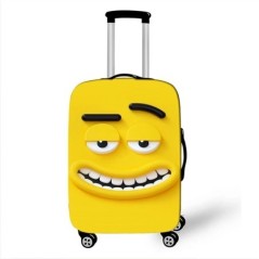 Husă de protecție pentru valiză de călătorie Funny Expression Husă de protecție pentru bagaje pentru cărucior de 18-32 inch Husă