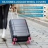 Nou 8/4 bucăți roți de bagaje de protecție roți din silicon pantofi cu roți valiza pentru bagaje de călătorie pentru reducerea z