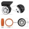 Nou 8/4 bucăți roți de bagaje de protecție roți din silicon pantofi cu roți valiza pentru bagaje de călătorie pentru reducerea z