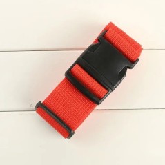 1buc 2m curea de bagaje reglabilă cu centură încrucișată ambalare valiză de călătorie curea cu cataramă cu blocare din nailon Cu