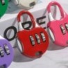 Metal Mini Cadran cu 3 cifre Blocare cu parolă Cod combinat Lacăt Valisă de călătorie Protector de jurnal Instrument de securita