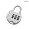 Metal Mini Cadran cu 3 cifre Blocare cu parolă Cod combinat Lacăt Valisă de călătorie Protector de jurnal Instrument de securita
