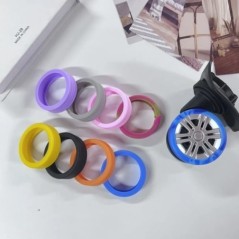 Protector de roți din silicon pentru 8 bucăți pentru bagaje, pentru a reduce zgomotul, pentru bagaje de călătorie, valiză, roți,