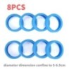 8/4 bucăți roți de bagaje de protecție roți din silicon pantofi roți valiza pentru bagaje de călătorie reduce zgomotul roți acce