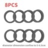 8/4 bucăți roți de bagaje de protecție roți din silicon pantofi roți valiza pentru bagaje de călătorie reduce zgomotul roți acce