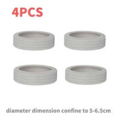 8/4 bucăți roți de bagaje de protecție roți din silicon pantofi roți valiza pentru bagaje de călătorie reduce zgomotul roți acce