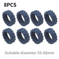 8/4 bucăți roți de bagaje de protecție roți din silicon pantofi roți valiza pentru bagaje de călătorie reduce zgomotul roți acce