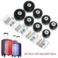 2 buc. Înlocuiește roțile cu șuruburi pentru bagaje de călătorie, roți, valize, kit de reparare axelor, 40/45/50/60mm, reparație