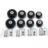 2 buc. Înlocuiește roțile cu șuruburi pentru bagaje de călătorie, roți, valize, kit de reparare axelor, 40/45/50/60mm, reparație