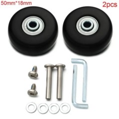 2 buc. Înlocuiește roțile cu șuruburi pentru bagaje de călătorie, roți, valize, kit de reparare axelor, 40/45/50/60mm, reparație