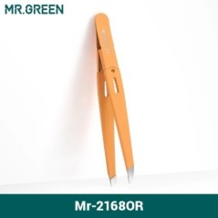 MR.GREEN Pensetă pentru sprâncene Păr colorat Frumusețea păr fin Extractor din oțel inoxidabil Agrafe pentru sprâncene înclinate