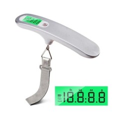 Cântar digital portabil pentru greutatea bagajelor, 50 kg/110 lb, cu afișaj LCD, de buzunar, valiza electronică, cântar de călăt