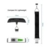 Cântar portabil Afișaj LCD digital 110lb/50kg Bagaj electronic agățat Valisă de călătorie Cântărește bagaj Instrument de echilib