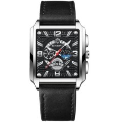 Ceasuri Bărbați Gold Square Ceasuri Originale de Lux din Oțel Inoxidabil Impermeabil Relogio Masculino