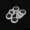 8 buc roți cu role pentru dulap de baie, accesorii pentru cameră de duș, roată cu rulment 23/25/27mm, livrare picătură