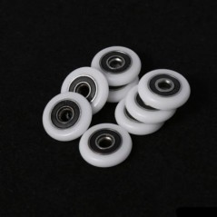 8 buc roți cu role pentru dulap de baie, accesorii pentru cameră de duș, roată cu rulment 23/25/27mm, livrare picătură