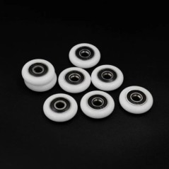 8 buc roți cu role pentru dulap de baie, accesorii pentru cameră de duș, roată cu rulment 23/25/27mm, livrare picătură