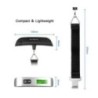 1pcs Cantar portabil Afisaj LCD digital 110lb/50kg Bagaj electronic agatat Valisa de calatorie Cantareste Bagaj Balanta greutate
