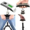 1pcs Cantar portabil Afisaj LCD digital 110lb/50kg Bagaj electronic agatat Valisa de calatorie Cantareste Bagaj Balanta greutate