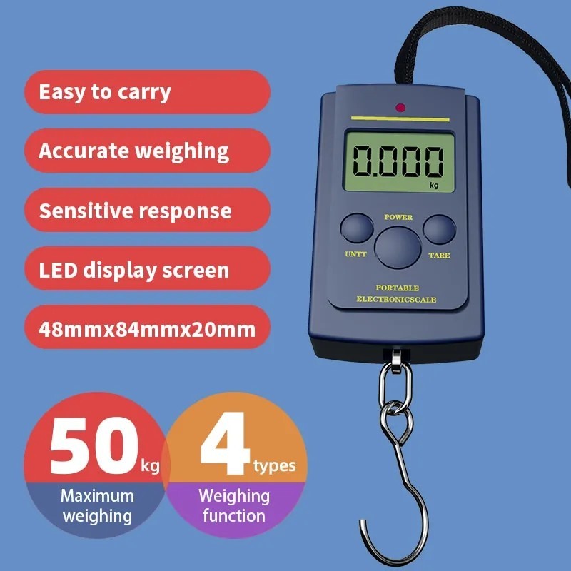 1PC Multifunctional Mini 40kg/10g Bagaj electronic de pescuit agatat Balanca portabil digital la indemana cântar cârlig de buzun 1PC Multifunctional Mini 40kg/10g Bagaj electronic de pescuit agatat Balanca portabil digital la indemana cântar cârlig de buzun