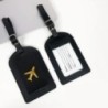 Etichetă portabilă pentru bagaje din piele PU 1PC Etichetă identificator valiză Etichetă geanta de îmbarcare pentru bagaje Nume 