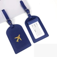 Etichetă portabilă pentru bagaje din piele PU 1PC Etichetă identificator valiză Etichetă geanta de îmbarcare pentru bagaje Nume 