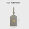 Etichetă portabilă pentru bagaje din piele PU 1PC Etichetă identificator valiză Etichetă geanta de îmbarcare pentru bagaje Nume 