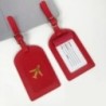 Etichetă portabilă pentru bagaje din piele PU 1PC Etichetă identificator valiză Etichetă geanta de îmbarcare pentru bagaje Nume 