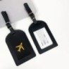 Etichetă portabilă pentru bagaje din piele PU 1PC Etichetă identificator valiză Etichetă geanta de îmbarcare pentru bagaje Nume 