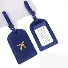 Etichetă portabilă pentru bagaje din piele PU 1PC Etichetă identificator valiză Etichetă geanta de îmbarcare pentru bagaje Nume 