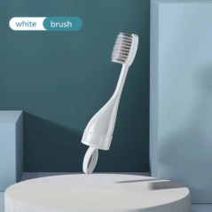 Set de periuță de dinți pentru drumeții, din plastic, creativ Kit de depozitare pentru pastă de dinți Instrumente de curățare a 