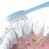 Set de periuță de dinți pentru drumeții, din plastic, creativ Kit de depozitare pentru pastă de dinți Instrumente de curățare a 