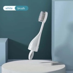 Set de periuță de dinți pentru drumeții, din plastic, creativ Kit de depozitare pentru pastă de dinți Instrumente de curățare a 