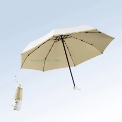 Umbrelă pliabilă de călătorie, 8 nervuri, mini compactă de buzunar, umbrelă de ploaie, rezistentă la vânt, rezistentă la ploaie,