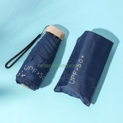 Umbrelă pliabilă de călătorie, 8 nervuri, mini compactă de buzunar, umbrelă de ploaie, rezistentă la vânt, rezistentă la ploaie,
