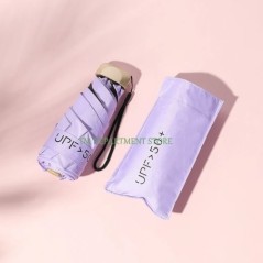Umbrelă pliabilă de călătorie, 8 nervuri, mini compactă de buzunar, umbrelă de ploaie, rezistentă la vânt, rezistentă la ploaie,