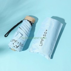 Umbrelă pliabilă de călătorie, 8 nervuri, mini compactă de buzunar, umbrelă de ploaie, rezistentă la vânt, rezistentă la ploaie,